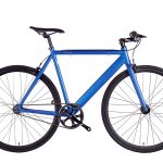 Bicicleta de Pista de Piñón Fijo 6KU Azul Marino