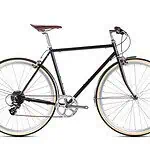 Bicicleta Urbana 6KU Odyssey 8V Delano Negra