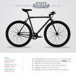Bicicleta estatal piñón fijo Core Line Wyldcat-2385
