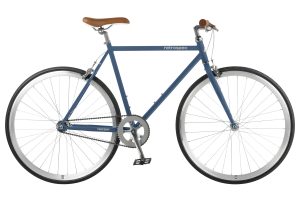 Bicicleta Fixie y Single Speed Harper de Retrospec - Azul Marino